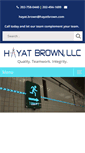 Mobile Screenshot of hayatbrown.com